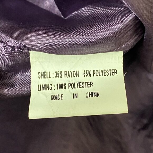 W-76 SOLD To Polly Zashi Gray Purple & Green Lace Trim  Maxi Skirt Size XL - Picture 14 of 14